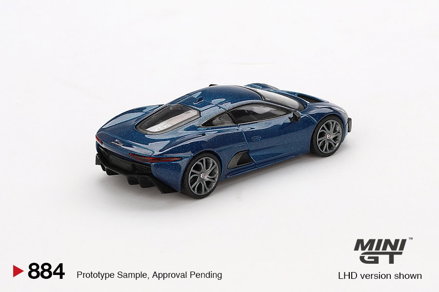 1:64 Jaguar C-X75 Blue - obrazek 3
