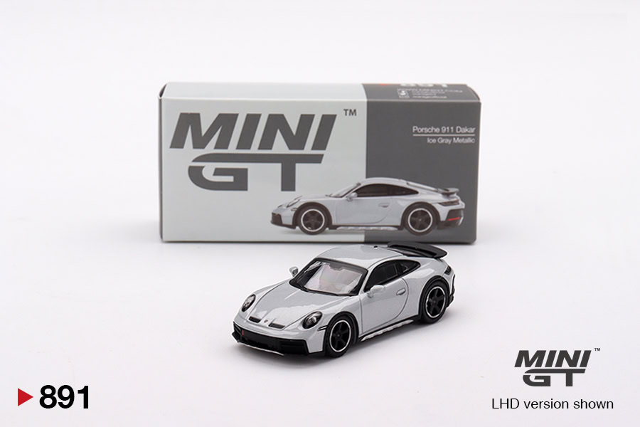1:64 Porsche 911 Dakar Ice Gray Metallic - obrazek 2