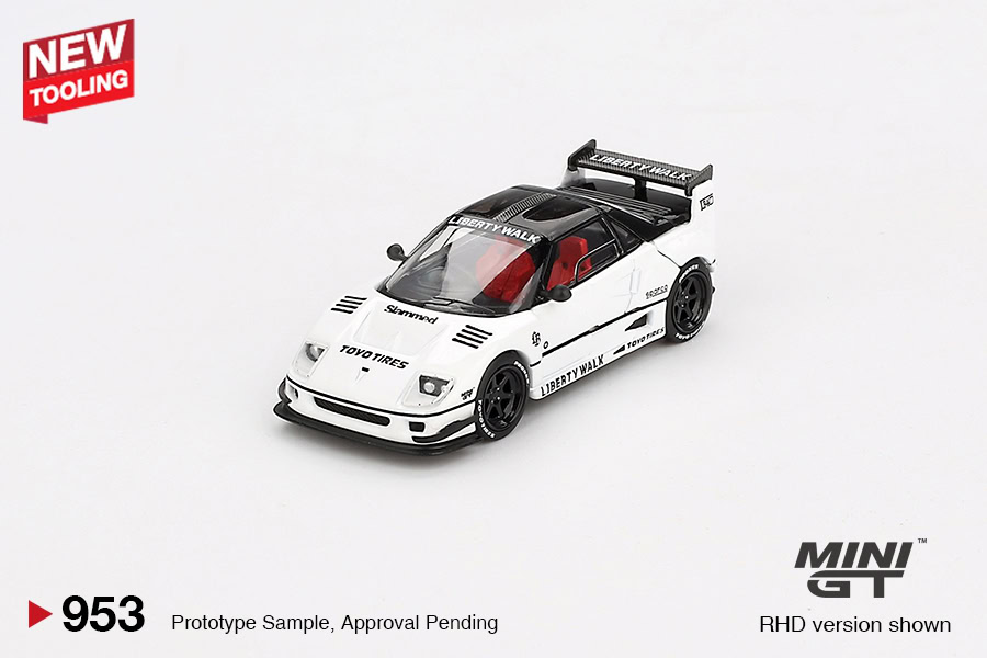 1:64 Mazda AZ-1 Liberty Walk LB40 2024 Tokyo Auto Salon White