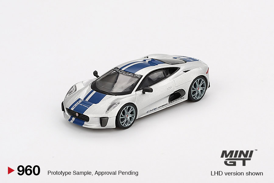 1:64 Jaguar C-X75 Silver