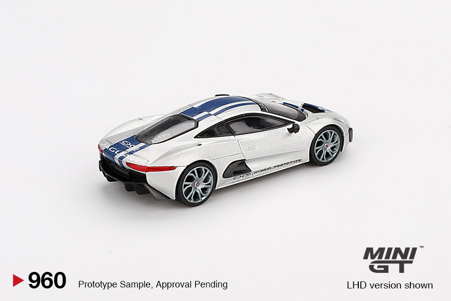 1:64 Jaguar C-X75 Silver - obrazek 3