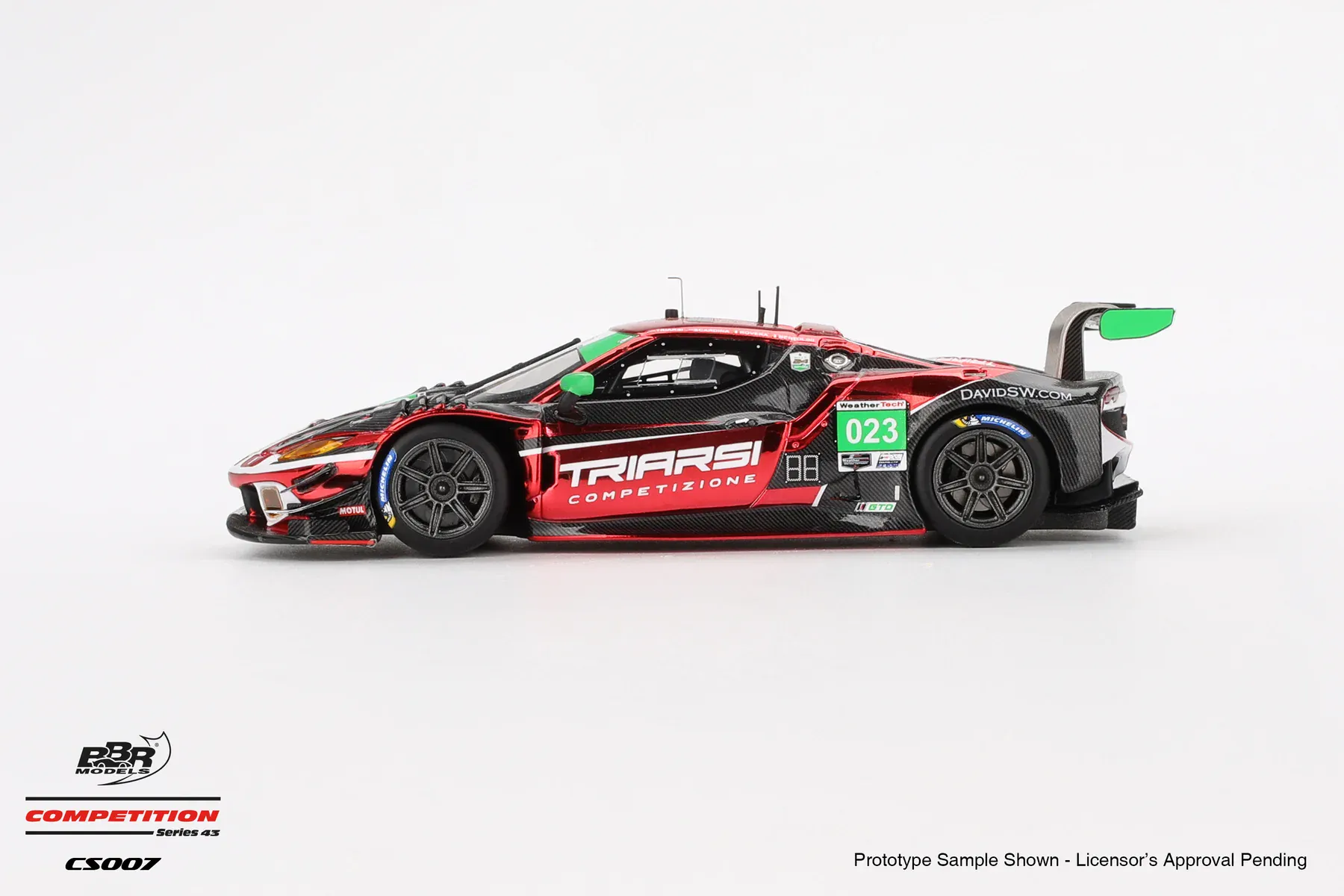1:43 Ferrari 296 GT3 Triarsi Competizione 2023 IMSA Daytona 24 Hrs. #23 - obrazek 4