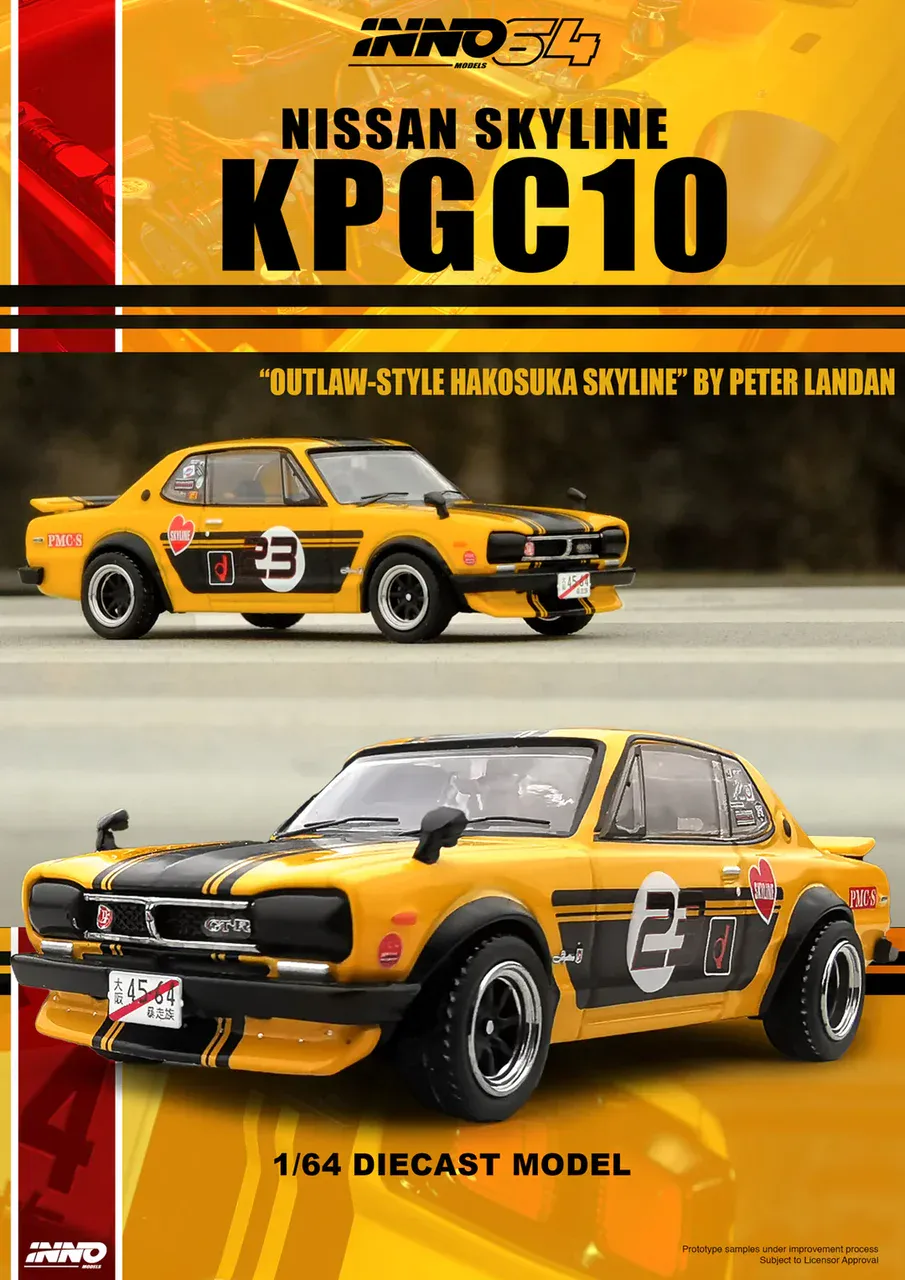 1:64 Nissan Skyline 2000 GT-R (KGC10) - obrazek 5
