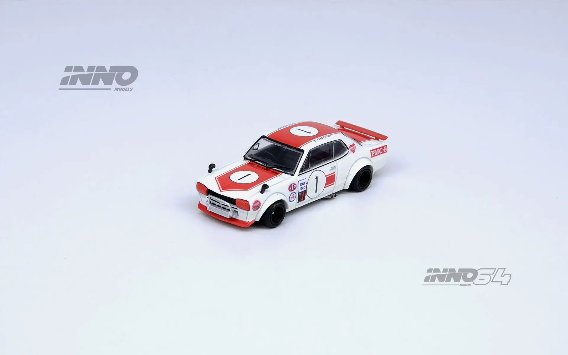 1:64 Nissan Skyline 2000 GT-R (KPGC10) #1 Takahashi Kunimitsu Fuji Masters 250KM 1971 - obrazek 2
