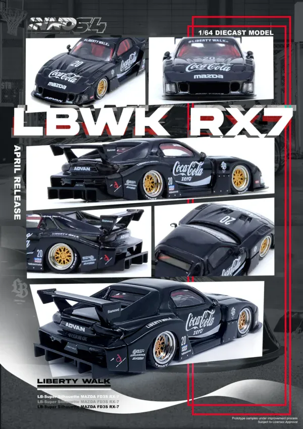 1:64 Mazda RX7 (FD3S) LB-Super Silhouette