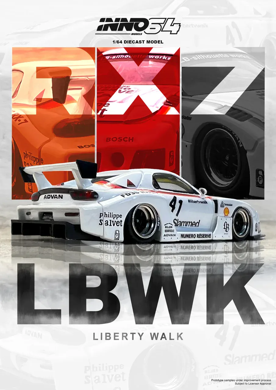 1:64 Mazda RX7 (FD3S) LB-SUPER SILHOUETTE - obrazek 4