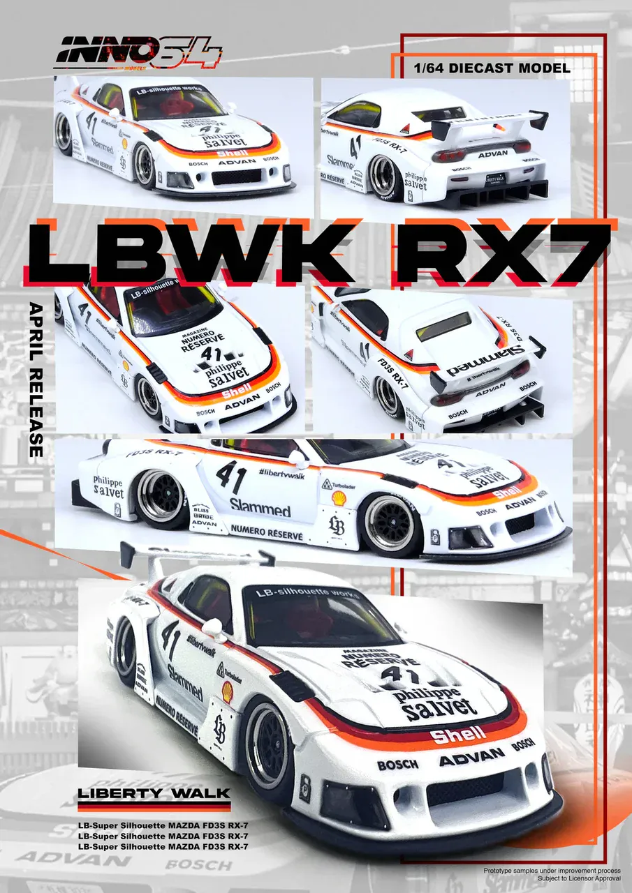 1:64 Mazda RX7 (FD3S) LB-SUPER SILHOUETTE