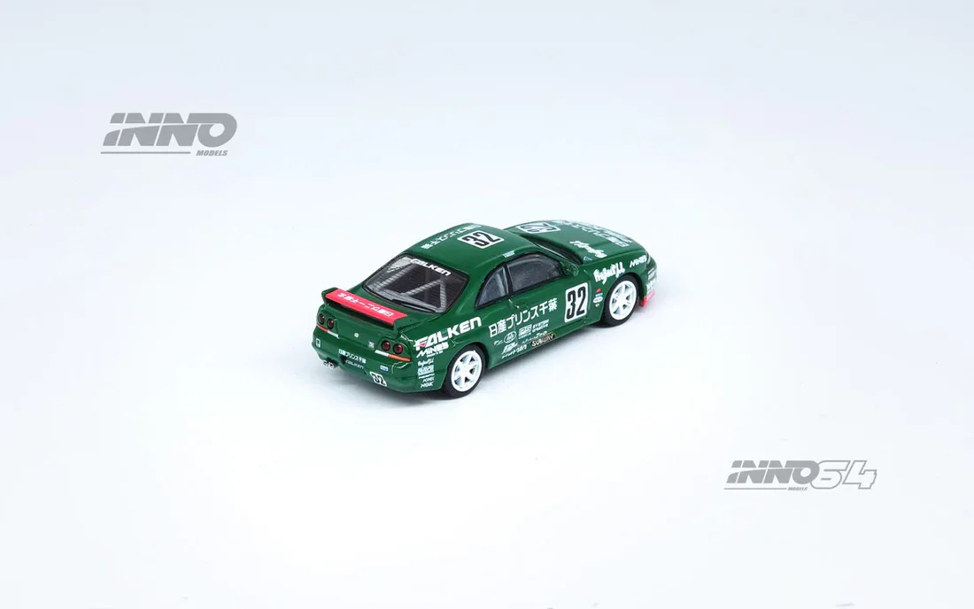 1:64 Nissan Skyline GT-R R33 #32 “PRINCE CHIBA FALKEN” Tokachi 24H 1996 - obrazek 3