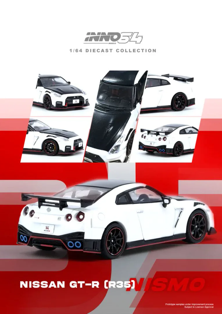 1:64 Nissan GT-R (R35) NISMO White