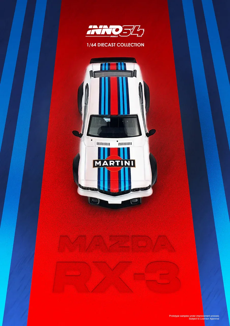 1:64 Mazda Savanna RX-3 “MARTINI RACING” Livery - obrazek 4