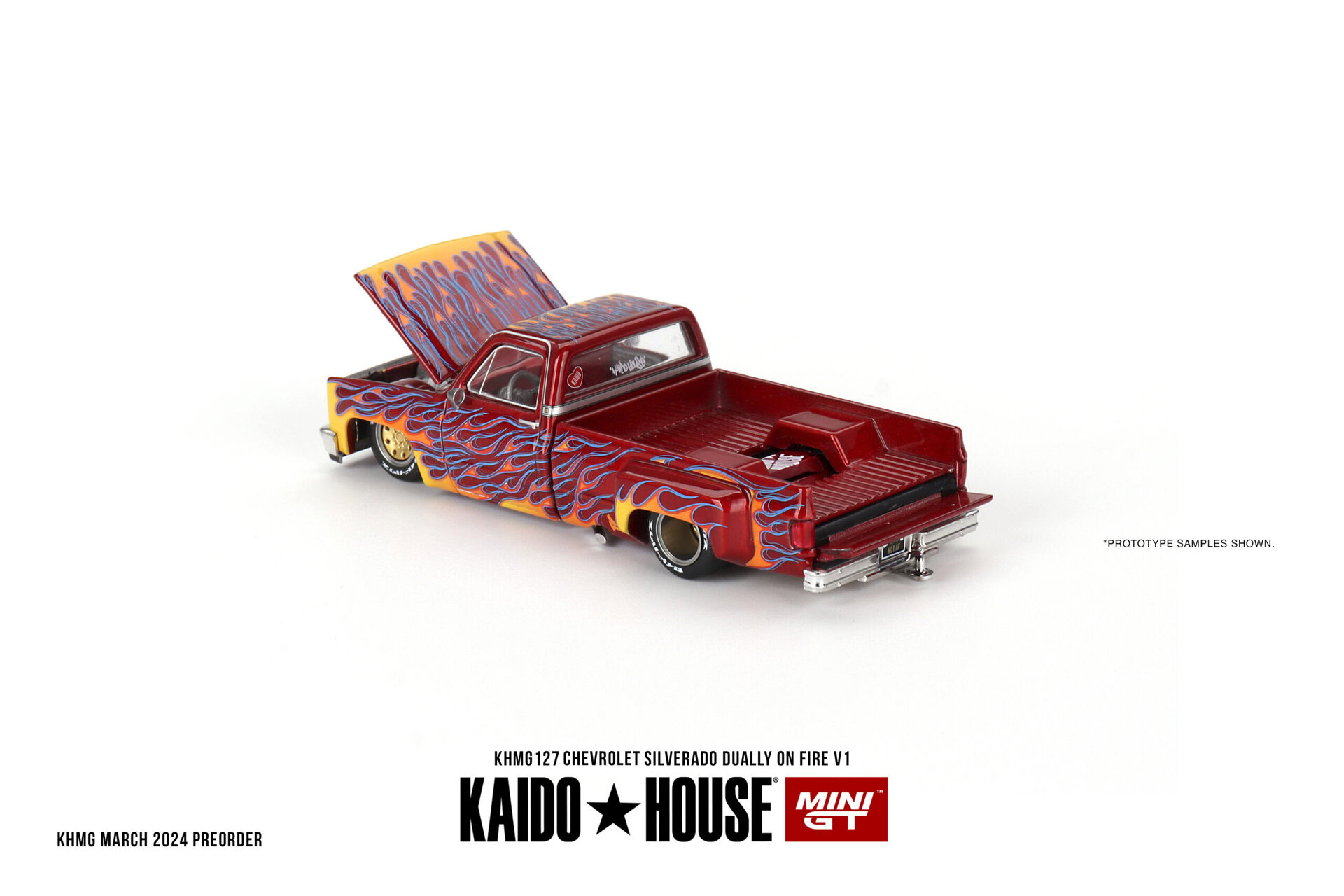 1:64 Chevrolet Silverado Dually on Fire V1 - obrazek 3