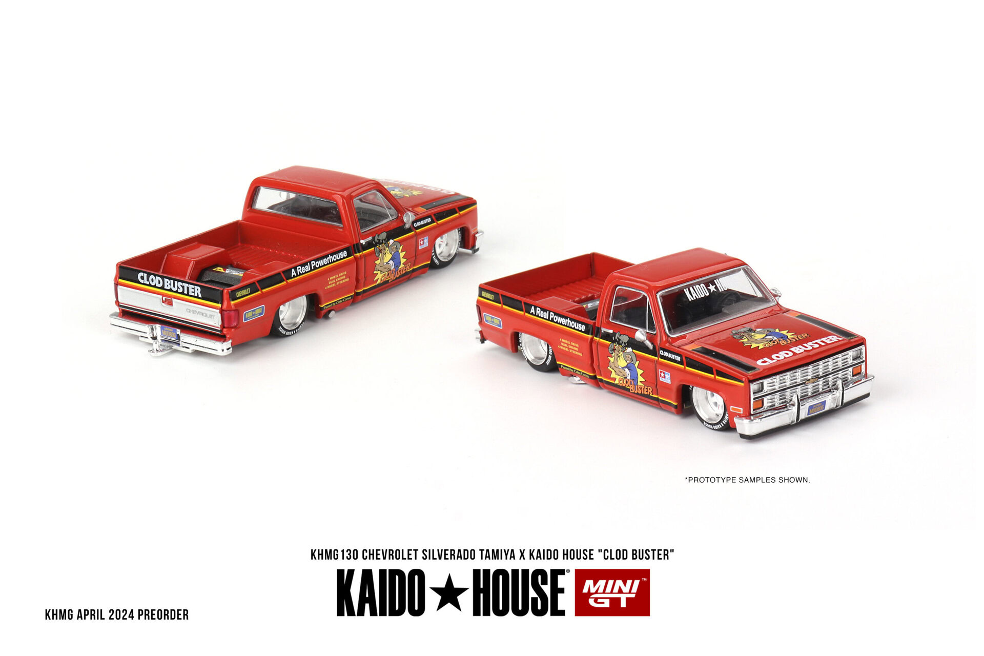 1:64 Chevrolet Silverado TAMIYA x KAIDO HOUSE “Clod Buster”