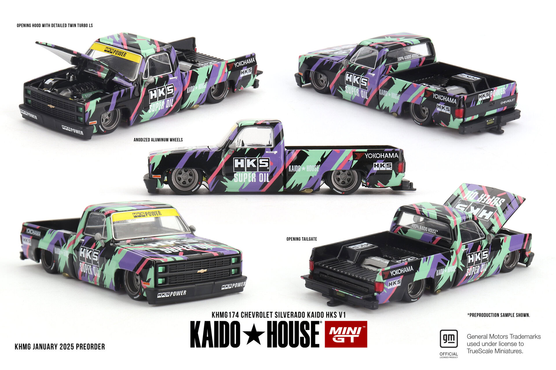 1:64 Chevrolet Silverado Kaido HKS V1