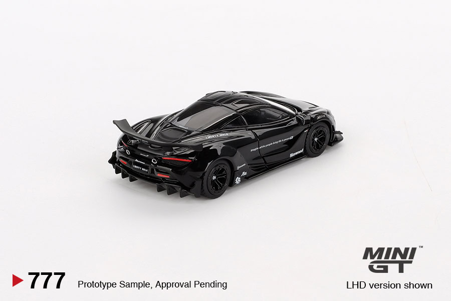 1:64 McLaren 720S LB-WORKS Black - obrazek 2