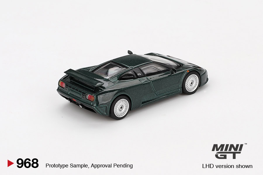 1:64 Bugatti EB110 GT Verde Scuro - obrazek 2