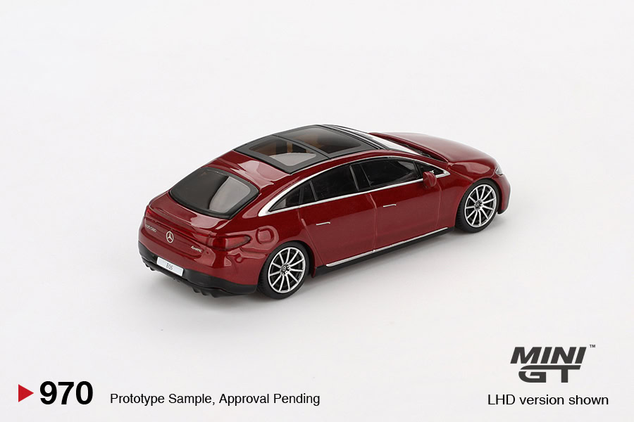 1:64 Mercedes-Benz EQS 580 4MATIC Red Metallic - obrazek 2