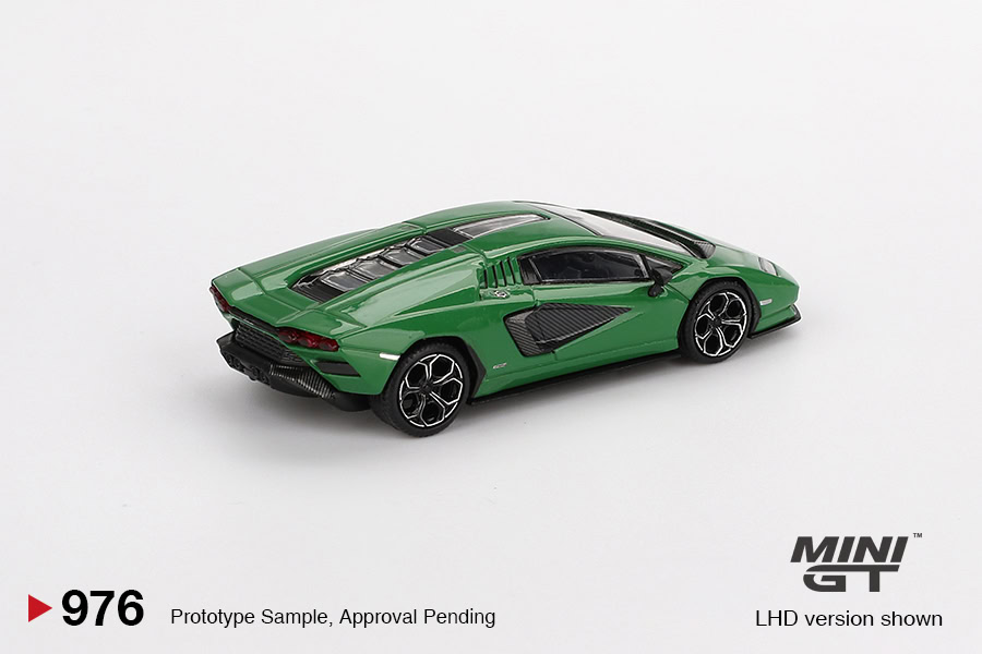 1:64 Lamborghini Countach LPI 800-4 Verde Medio - obrazek 2