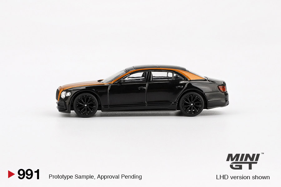 1:64 Bentley Flying Spur Orange Flame / Onyx - obrazek 3