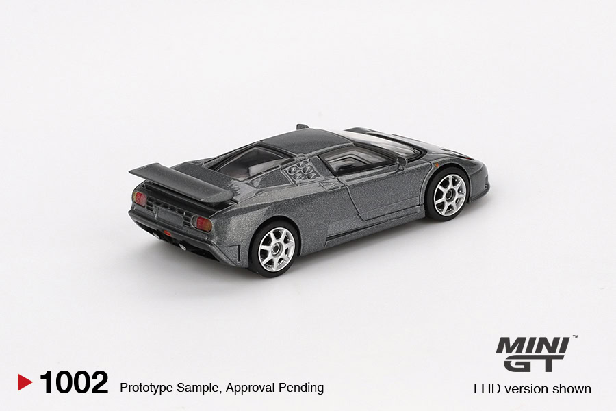 1:64 Bugatti EB110 Super Sport Grigio Scuro - obrazek 2
