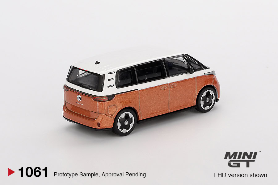 1:64 Volkswagen ID. Buzz Candy White / Energetic Orange - obrazek 2