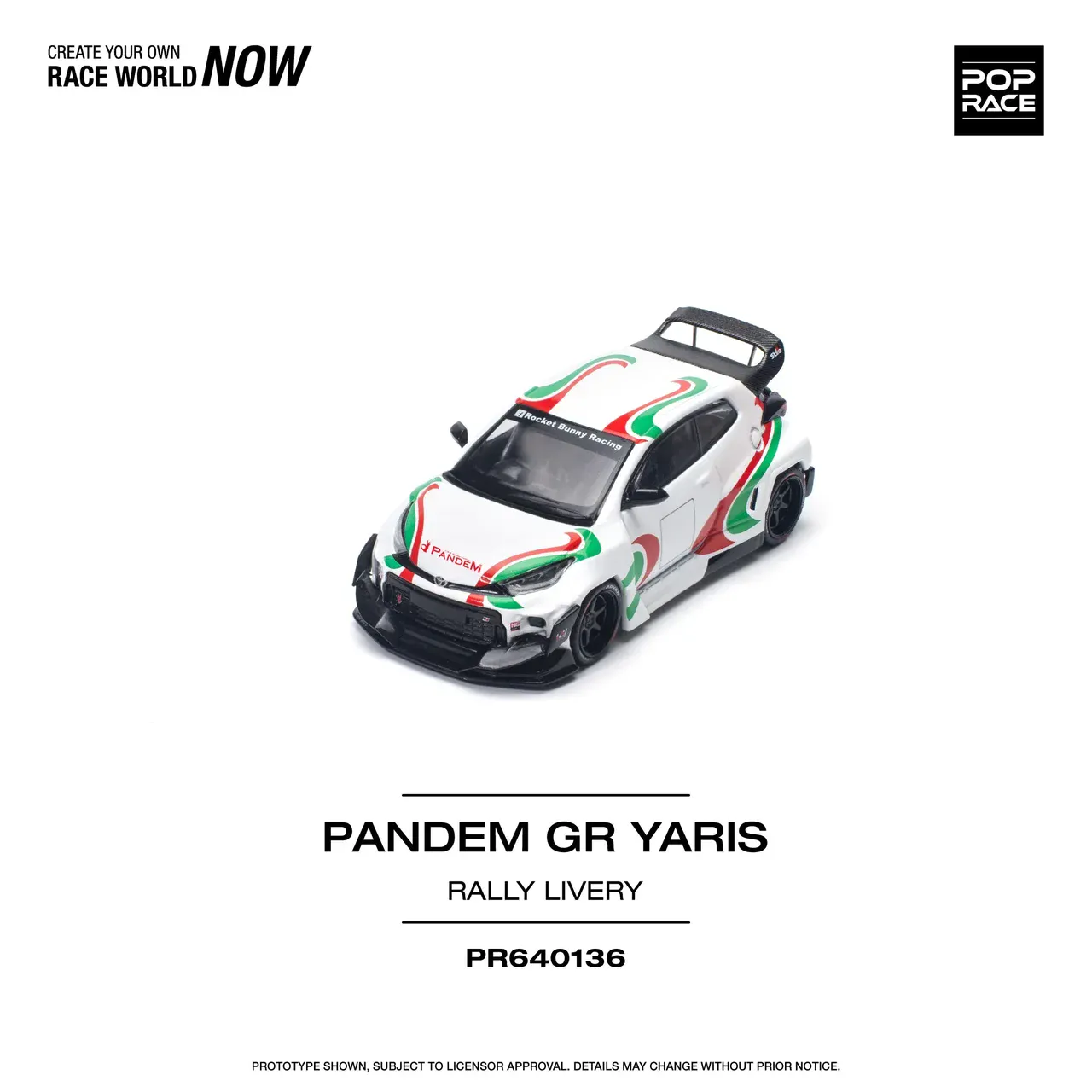 1:64 Toyota Pandem GR Yaris Rally