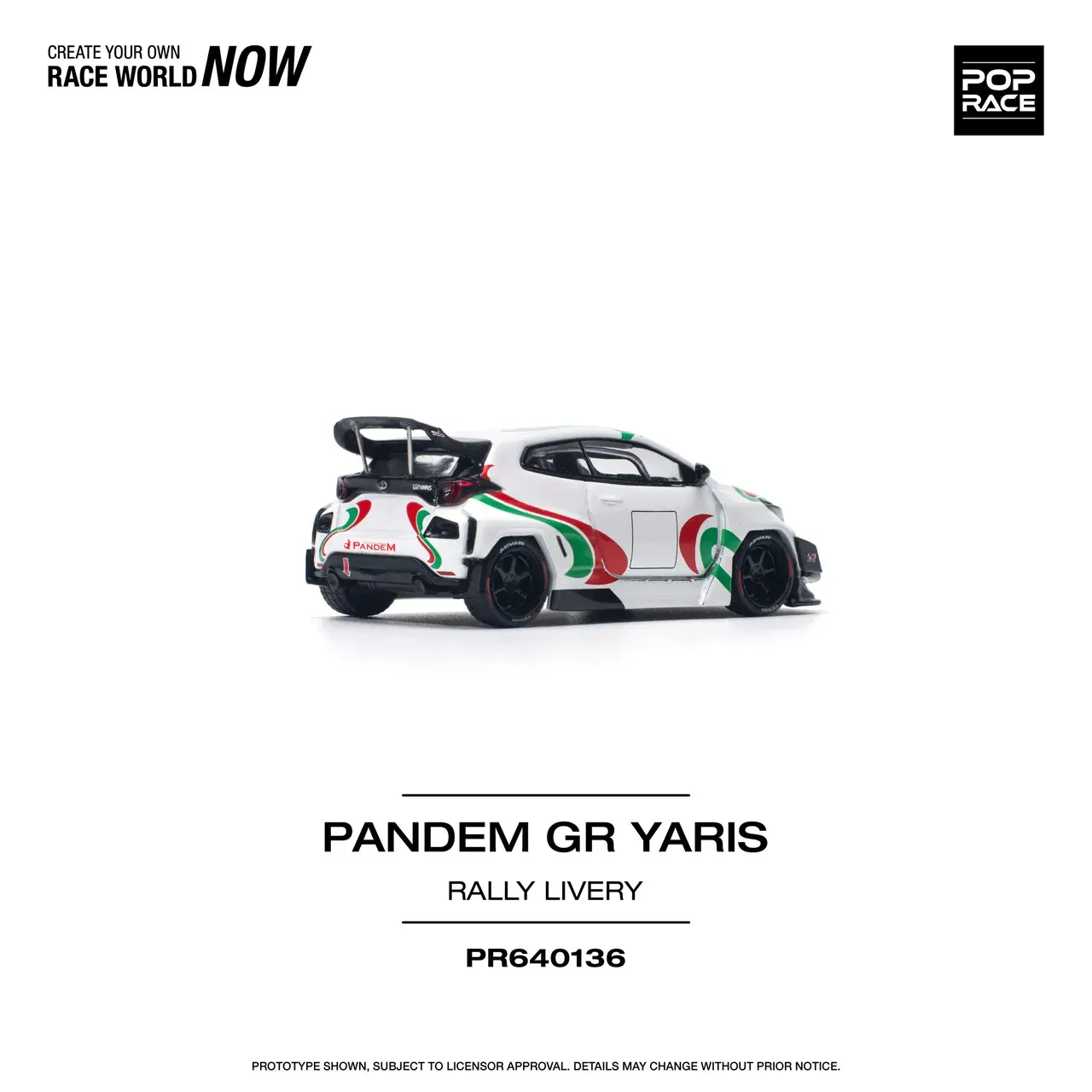 1:64 Toyota Pandem GR Yaris Rally - obrazek 5