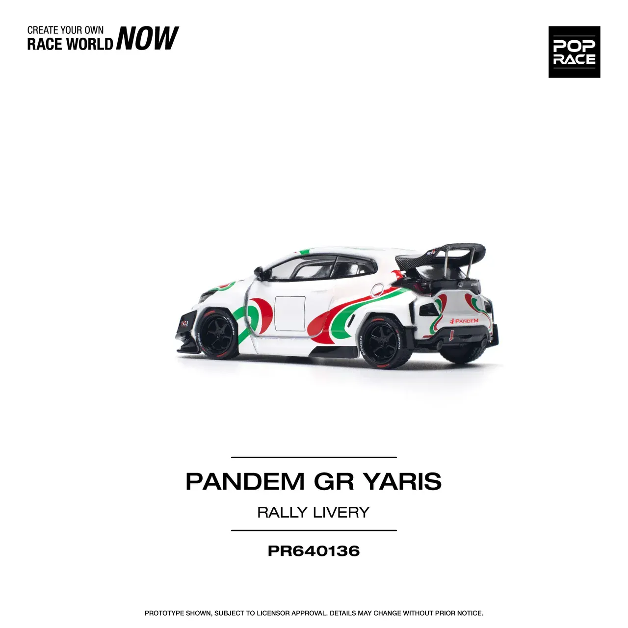 1:64 Toyota Pandem GR Yaris Rally - obrazek 2
