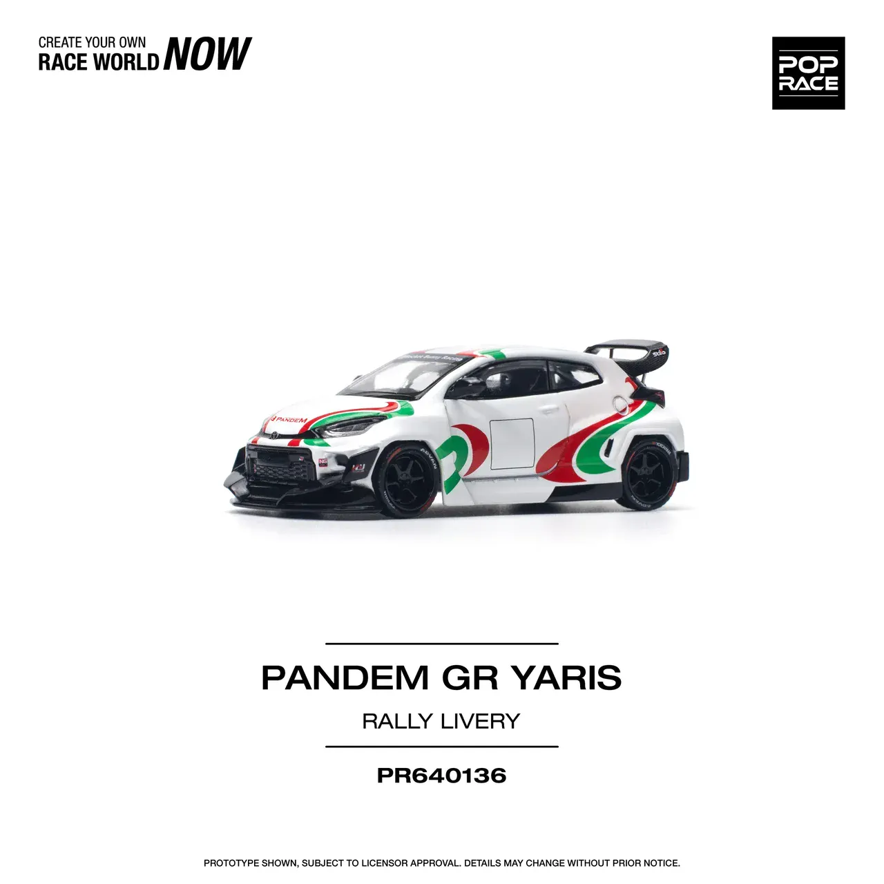 1:64 Toyota Pandem GR Yaris Rally - obrazek 6