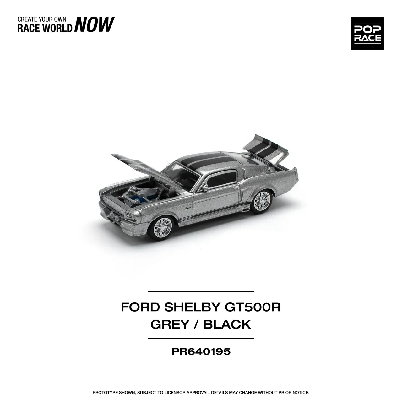1:64 Mustang Shelby GT500 Black