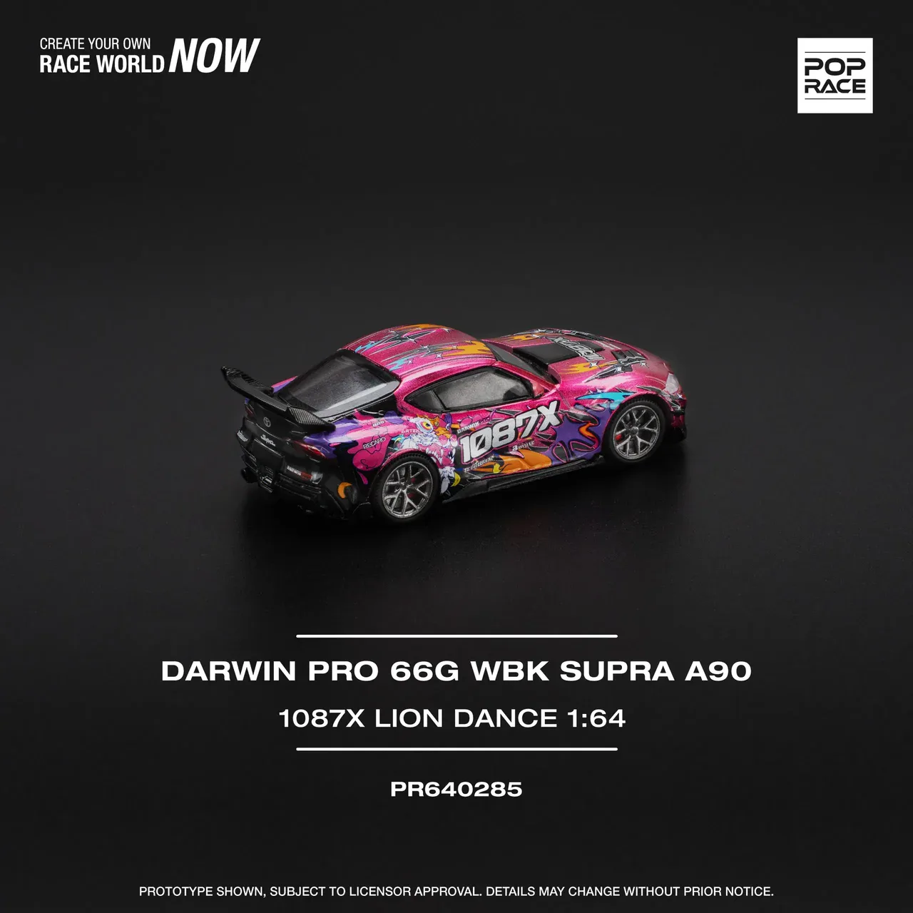 1:64 Toyota Darwin Pro 66G WBK Supra A90 1087X Lion Dance - obrazek 8