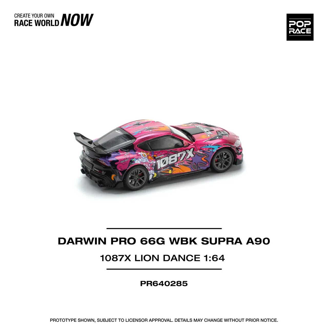 1:64 Toyota Darwin Pro 66G WBK Supra A90 1087X Lion Dance - obrazek 7
