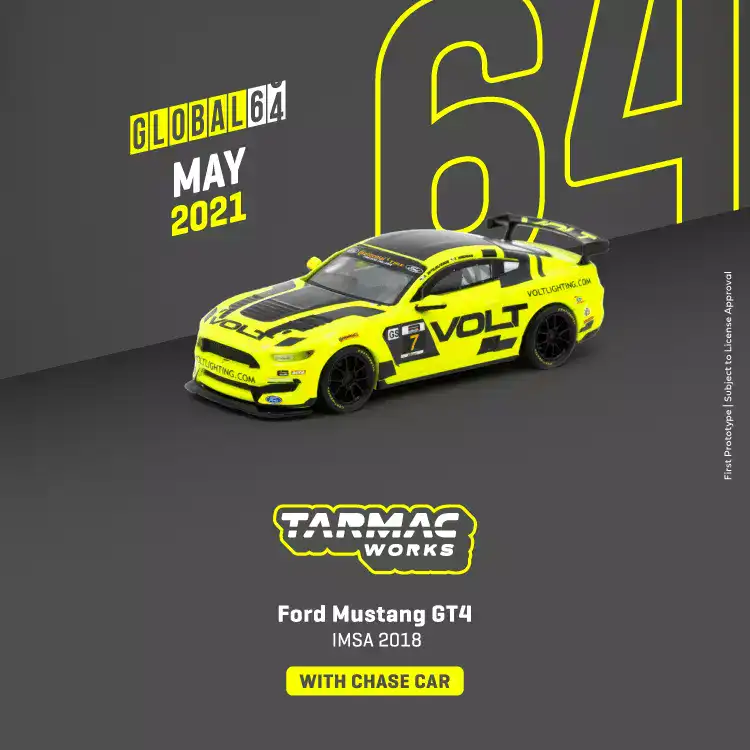 1:64 Ford Mustang GT4 IMSA Continental Tire SportsCar Challenge 2018