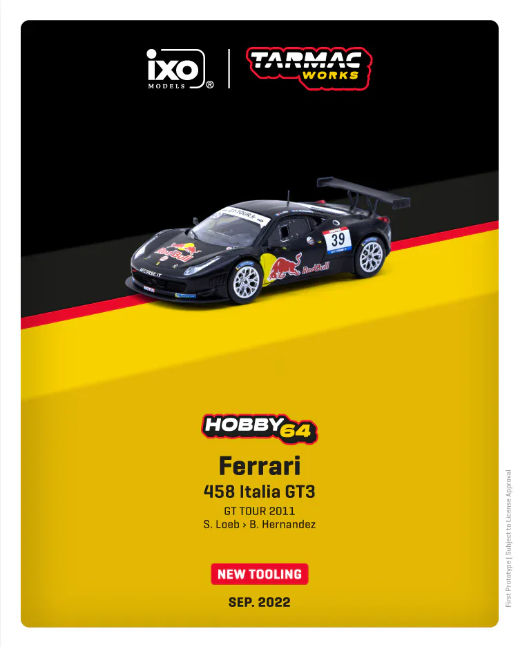 1:64 FERRARI 458 ITALIA GT3 GT TOUR 2011 - obrazek 2
