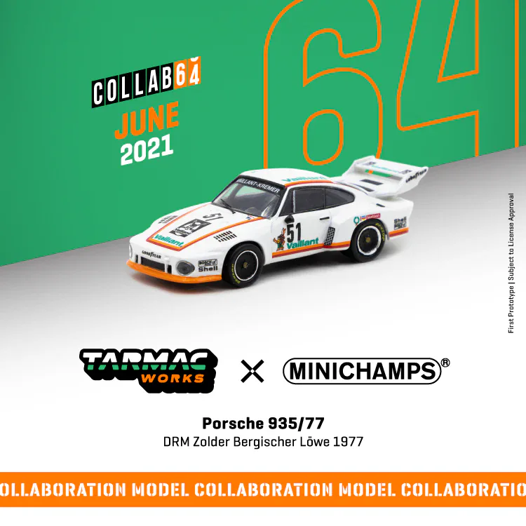 1:64 Porsche 935 “Vaillant” Bob Wollek DRM Zolder 1977 - obrazek 2