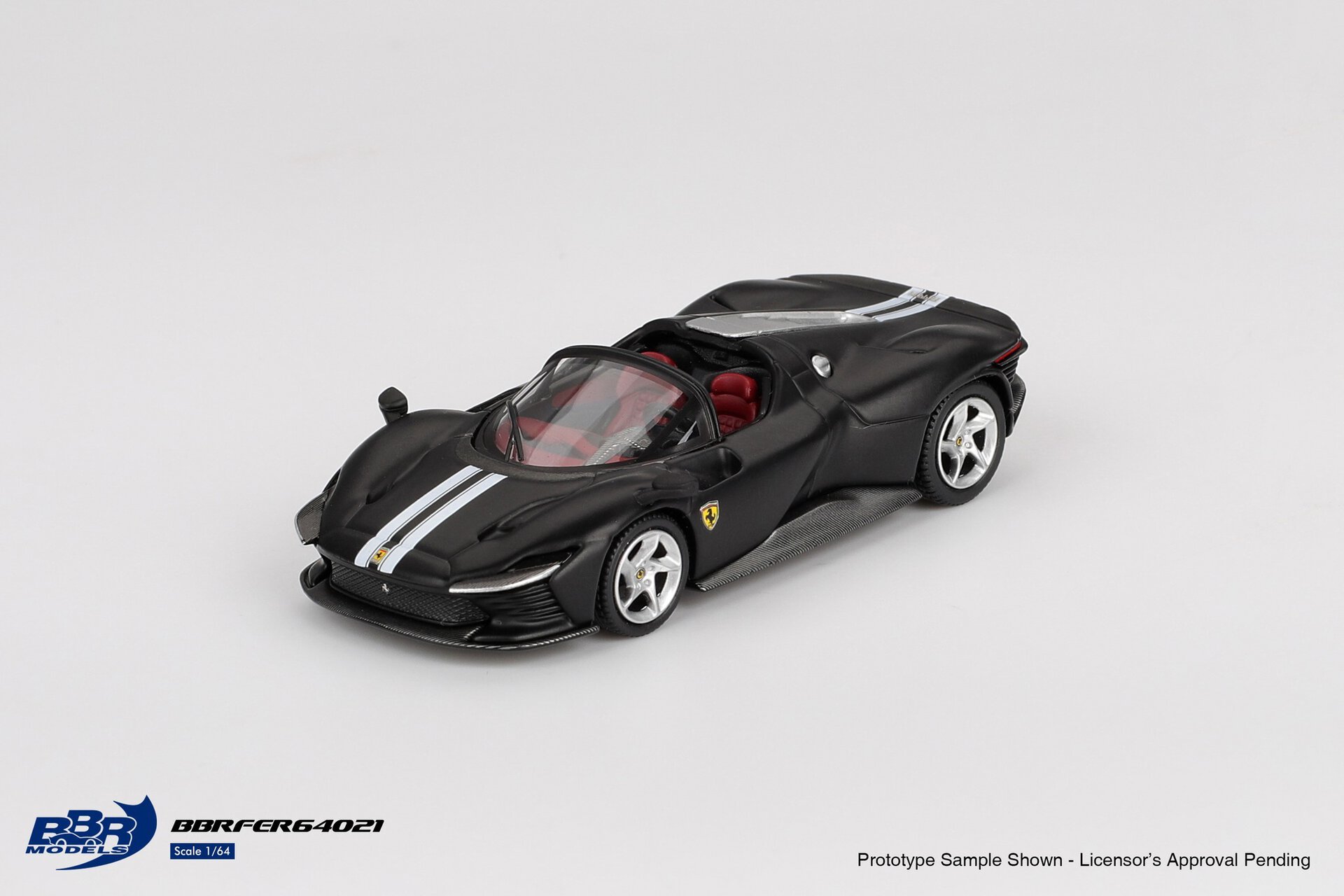 1:64 Ferrari Daytona SP3 Matt Black