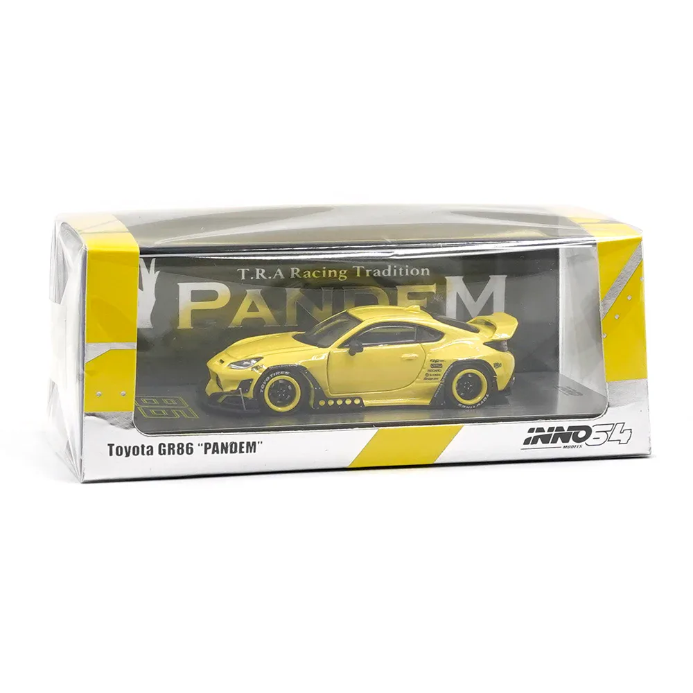 1:64 Toyota GR86 “PANDEM” Yellow - obrazek 4
