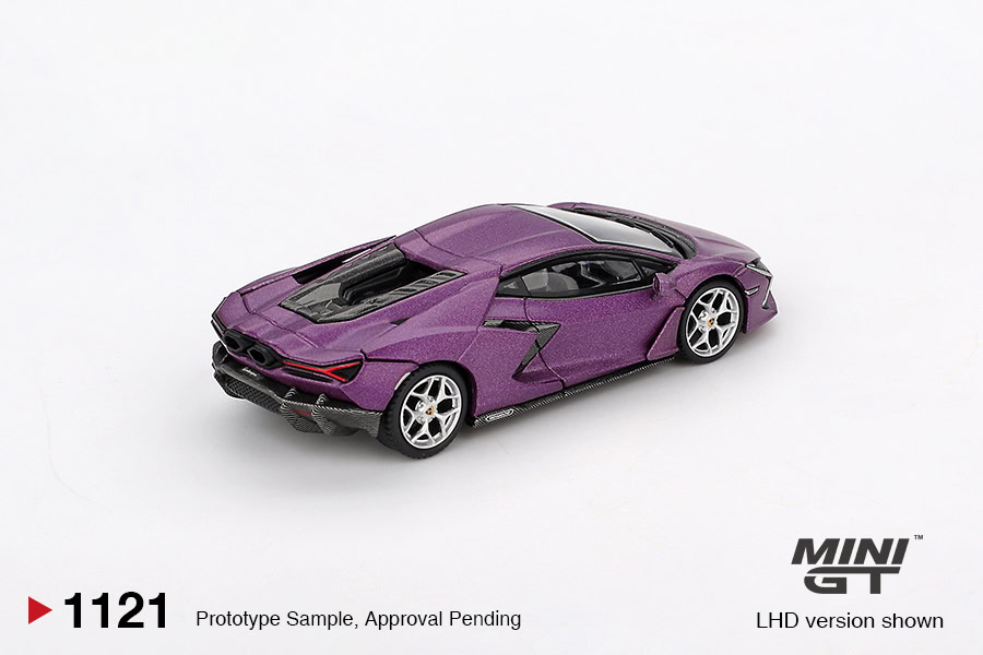 1:64 Lamborghini Revuelto Viola 30th Matte LHD - obrazek 3