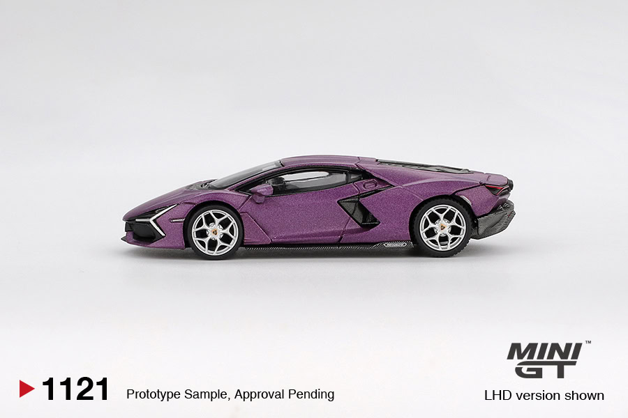 1:64 Lamborghini Revuelto Viola 30th Matte LHD - obrazek 4