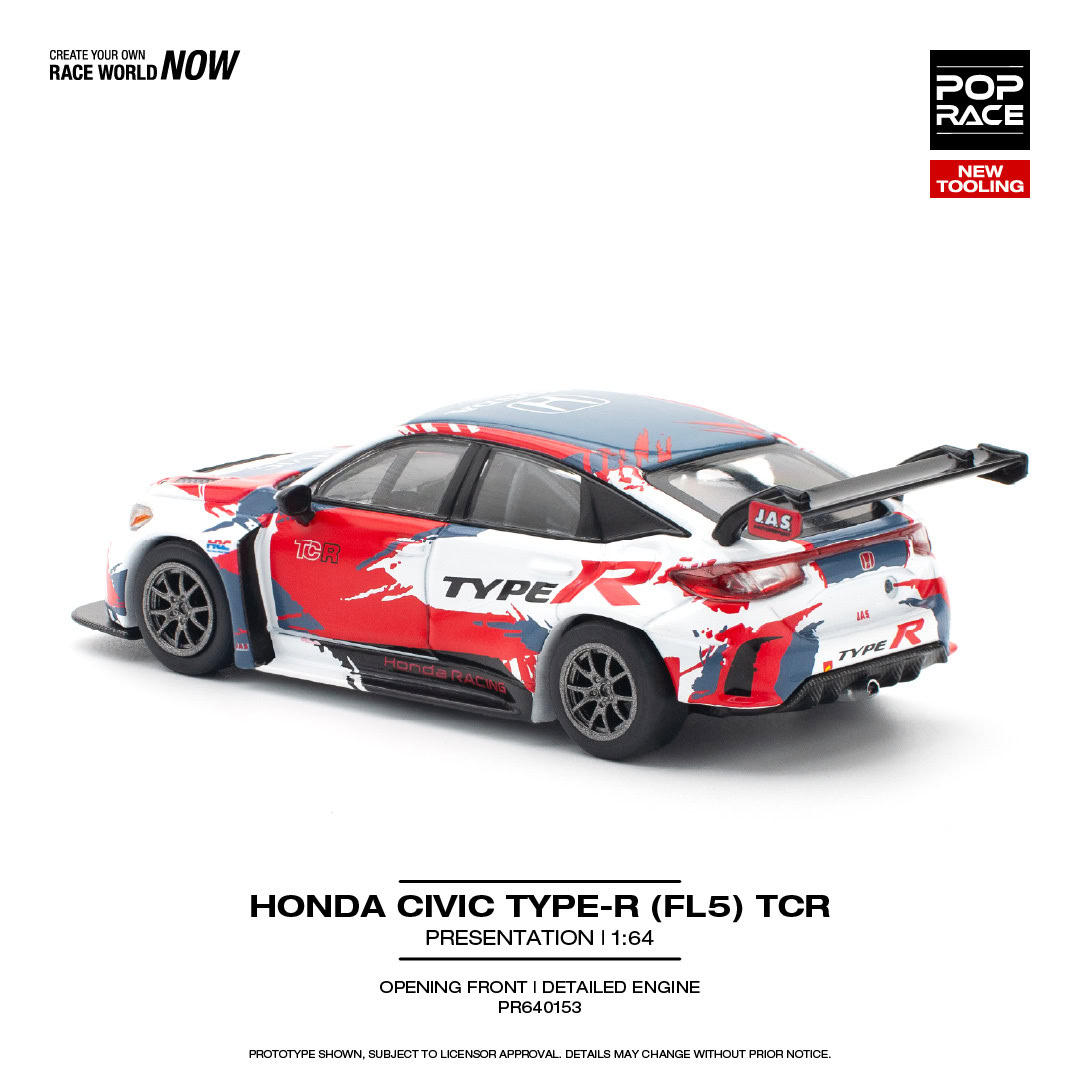 1:64 Honda CIVIC TYPE-R TCR FL5 PRESENTATION - obrazek 4