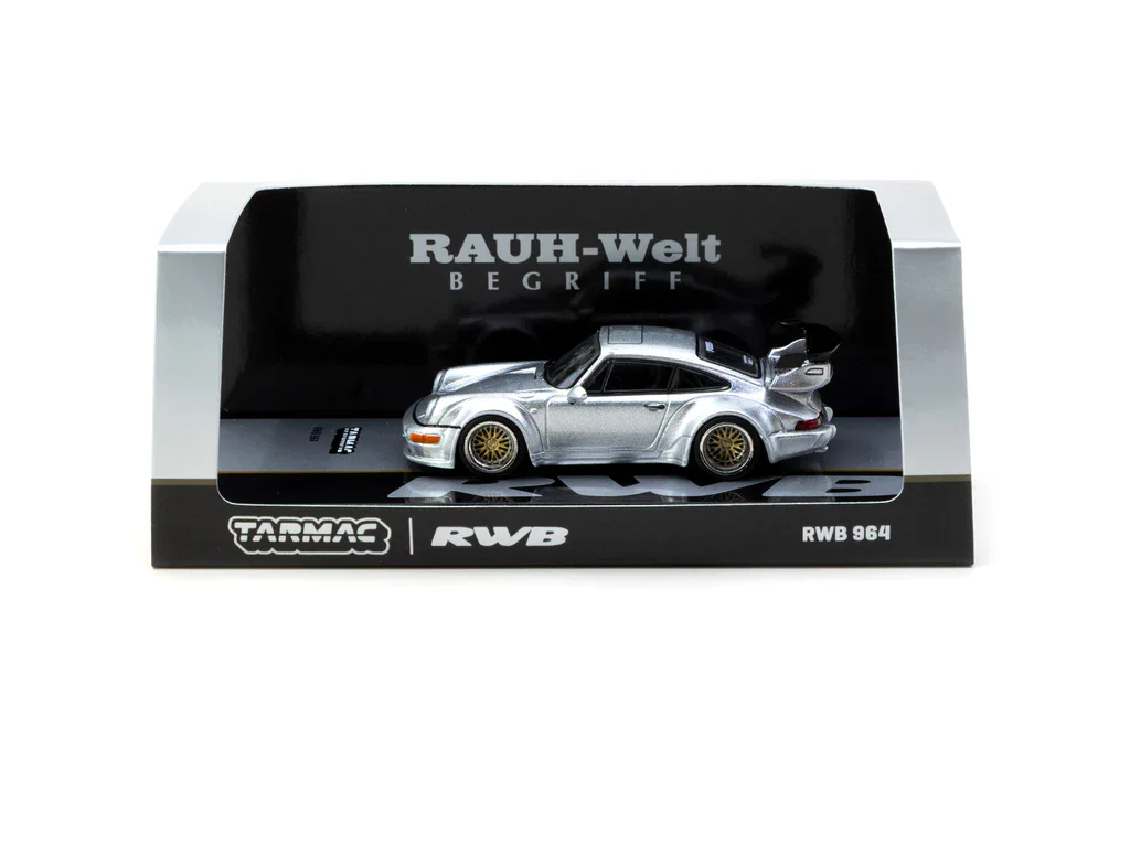 1:64 Porsche RWB 964 Silver - obrazek 3