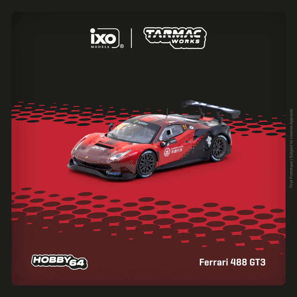 1:64 Ferrari 488 GT3 Macau GT Cup 2022 Harmony Racing Chen Weian - obrazek 2