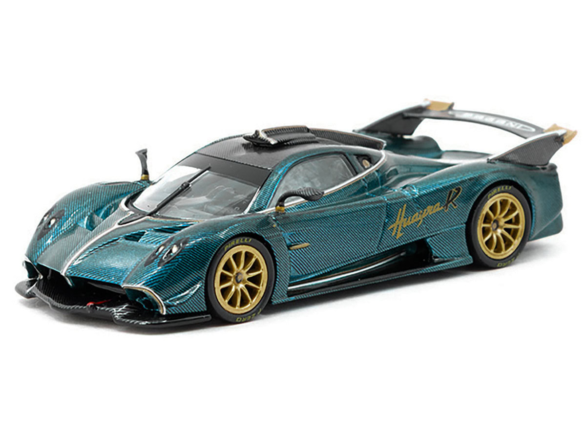 1:64 Pagani Huayra R Turqoise Carbon Fiber