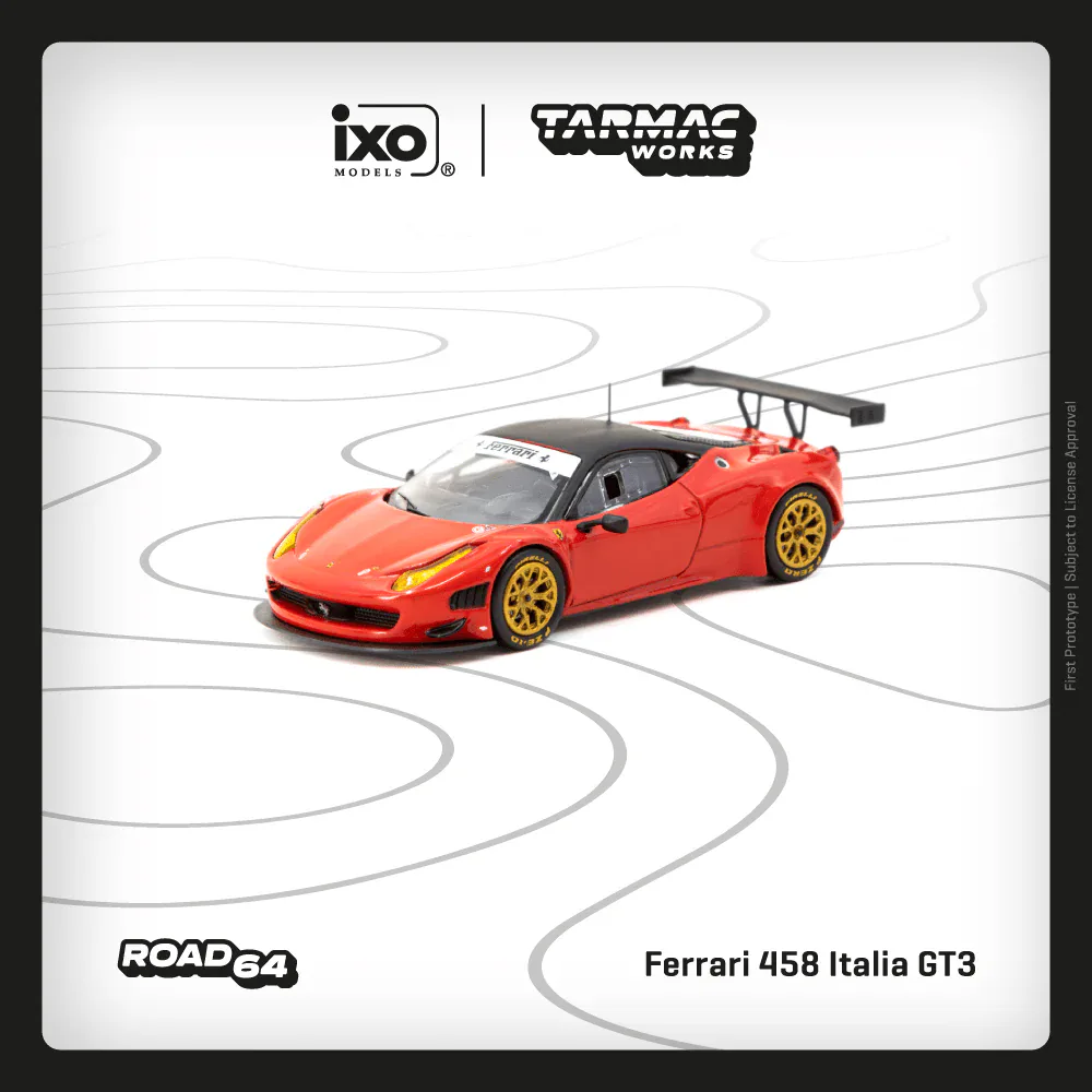 1:64 Ferrari 458 Italia GT3 Red - obrazek 2