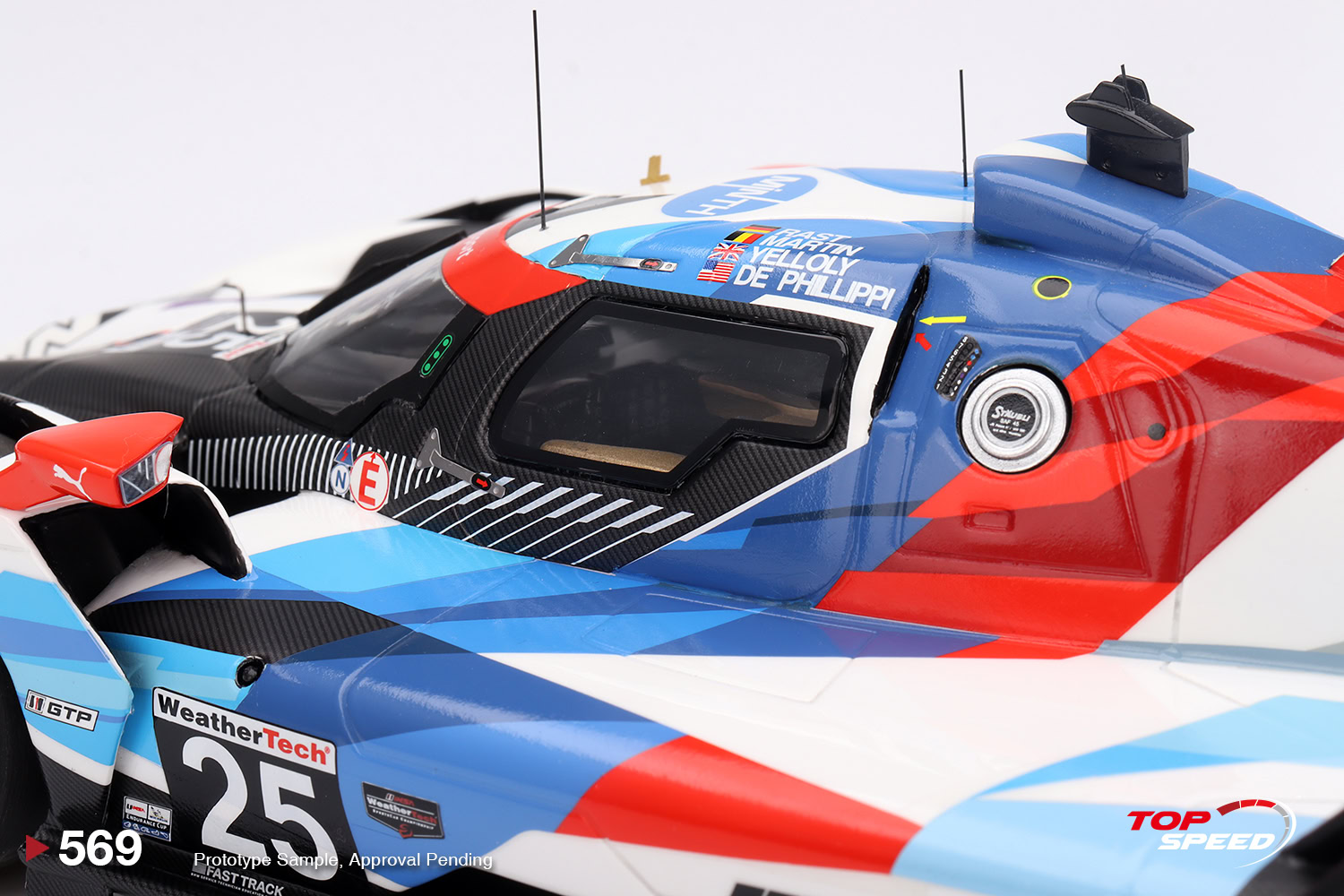 1:18 BMW M Hybrid V8 GTP #25 2024 IMSA Daytona 24 Hrs - obrazek 5