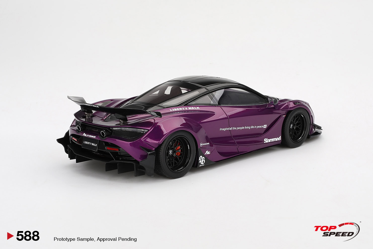 1:18 McLaren 720S LB-Works Purple - obrazek 2