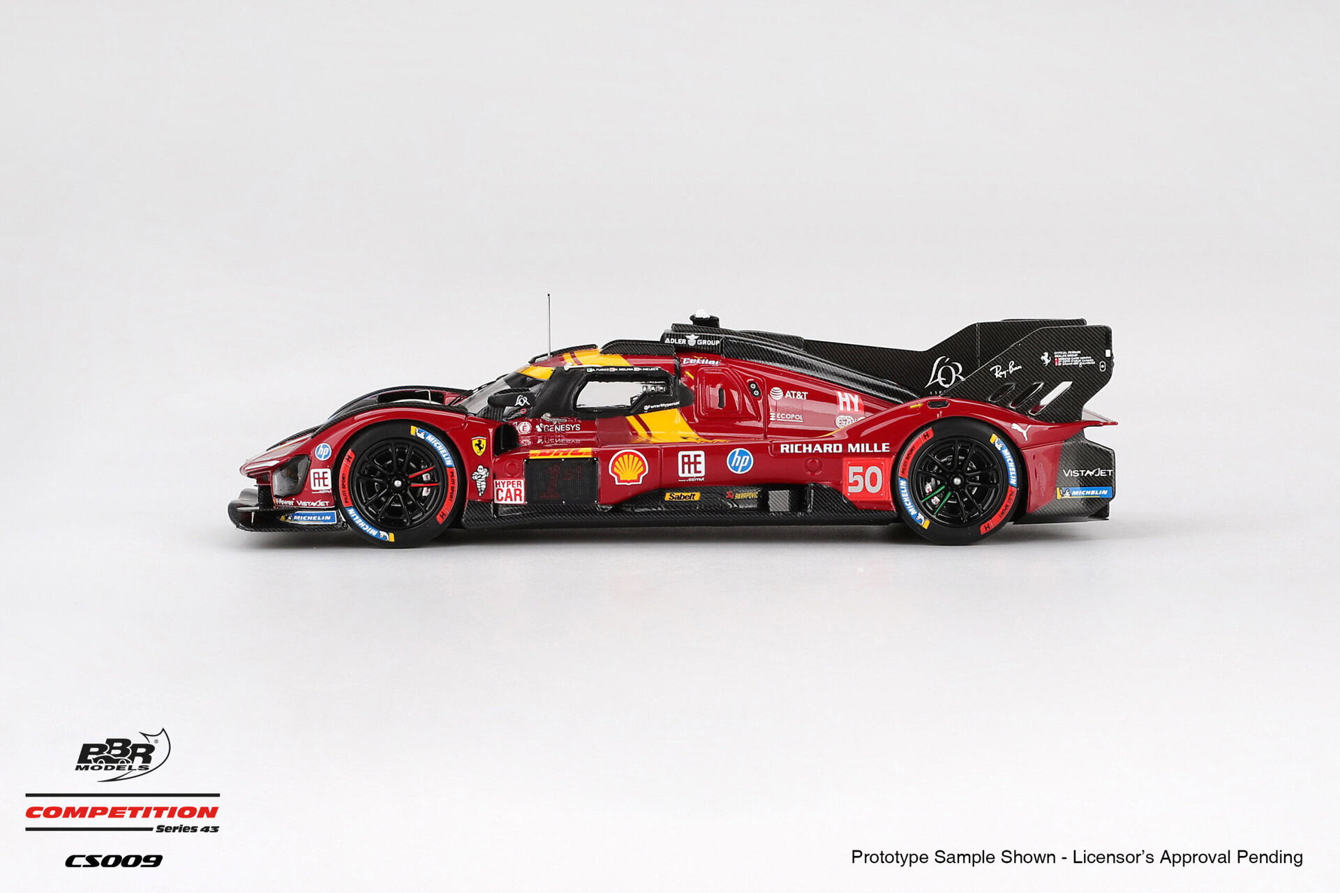 1:43 Ferrari 499P #50 AF CORSE 2025 WEC QATAR 1812KM Winner - obrazek 3