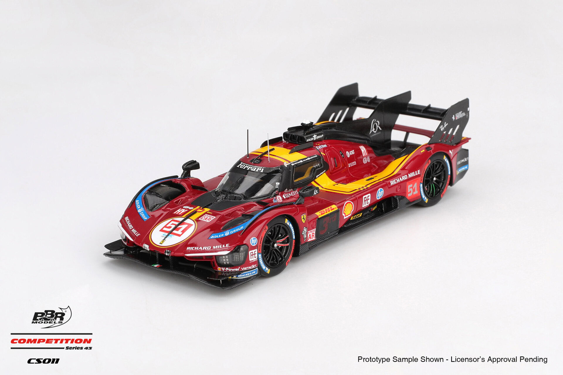 1:43 Ferrari 499P #51 AF CORSE 2025 WEC QATAR 1812KM 3rd Place