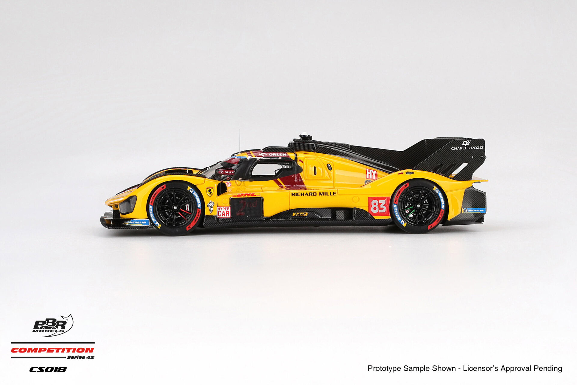 1:43 Ferrari 499P #83 AF CORSE 2025 WEC QATAR 1812KM 2nd Place Robert Kubica - obrazek 3