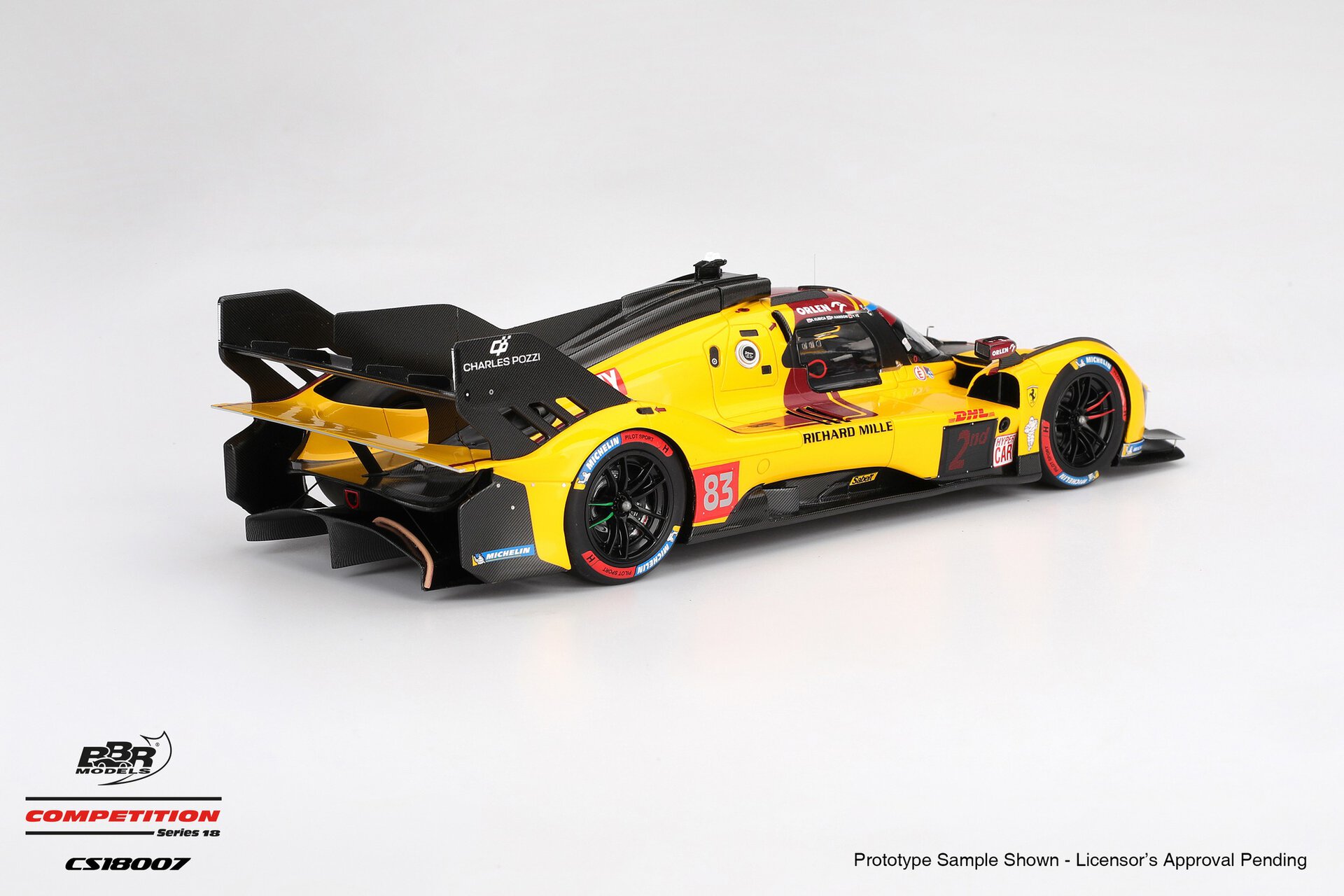 1:18 Ferrari 499P #83 AF Corse 2025 WEC Qatar 1812km 2nd Place - obrazek 2