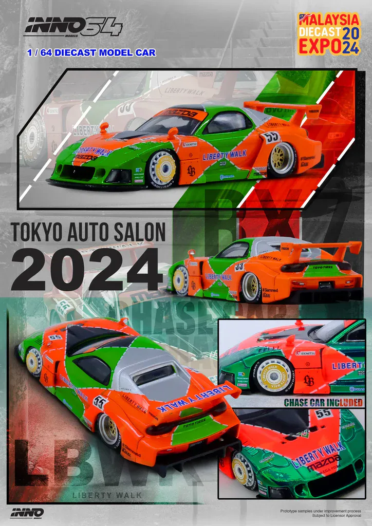 1:64 Mazda RX7 (FD3S) LB-Super Silhouette